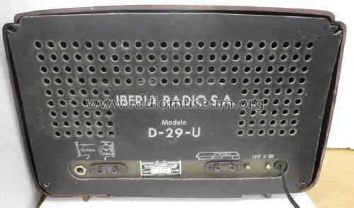 11-B5 Serie D-29; Iberia Radio SA; (ID = 1488609) Radio
