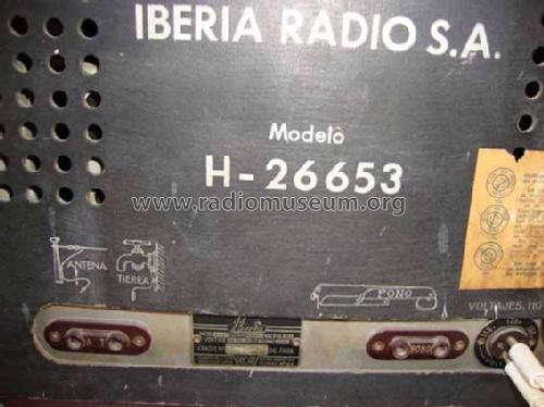 H-26653; Iberia Radio SA; (ID = 1288424) Radio