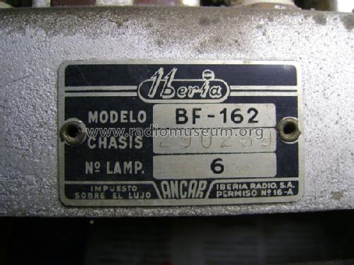 BF-162; Iberia Radio SA; (ID = 1568476) Radio