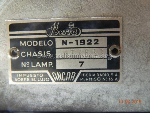 E-2114; Iberia Radio SA; (ID = 2301604) Radio