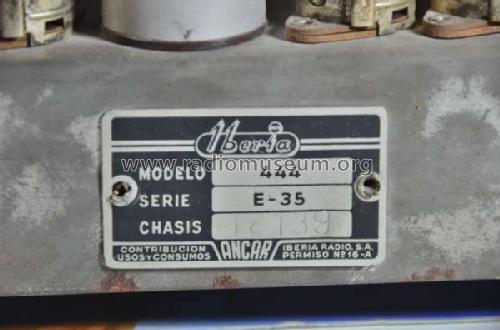 444 serie E-35; Iberia Radio SA; (ID = 1988779) Radio