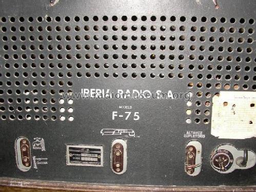 F75; Iberia Radio SA; (ID = 401081) Radio