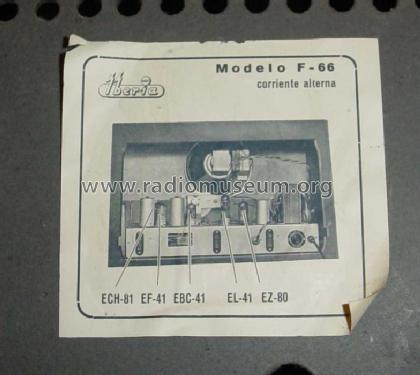 IIIC5 Serie F-66; Iberia Radio SA; (ID = 352891) Radio