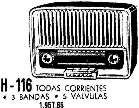 H-116; Iberia Radio SA; (ID = 622368) Radio