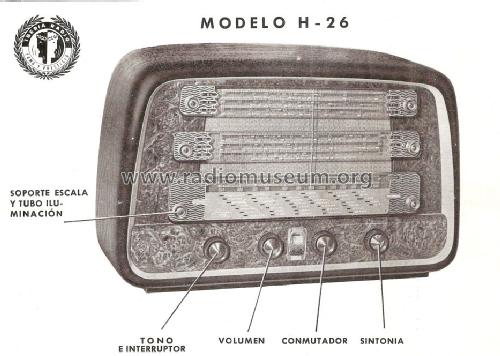 H-26; Iberia Radio SA; (ID = 976926) Radio
