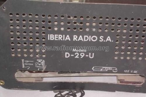 11-B5 Serie D-29; Iberia Radio SA; (ID = 610975) Radio