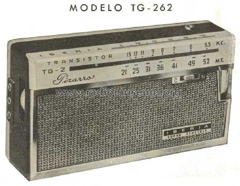 Pizarro TG-262; Iberia Radio SA; (ID = 1307751) Radio