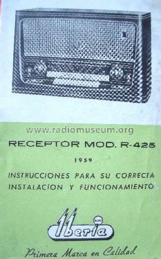 R-425; Iberia Radio SA; (ID = 1971037) Radio