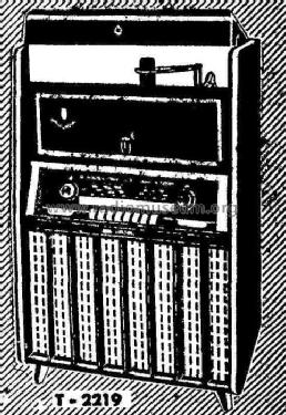 Radiogramola Consoleta T-2219 Ch= N-1922; Iberia Radio SA; (ID = 627146) Radio