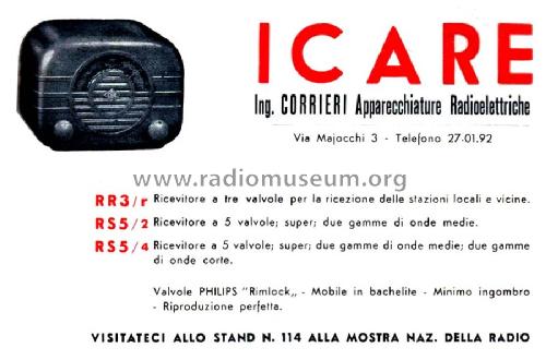 RS5/2; ICARE I.C.A.R.E., (ID = 2675944) Radio