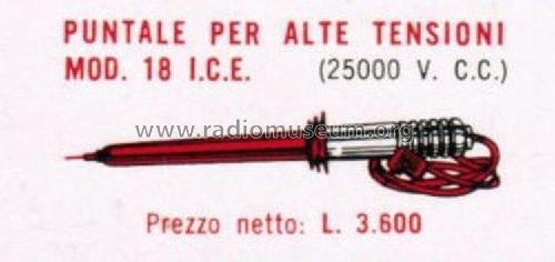 Puntale per Alta Tensione 18; ICE, I.C.E.; Milano (ID = 2469038) Equipment