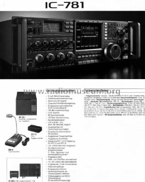 IC-781; Icom, Inoue (ID = 745500) Amat TRX