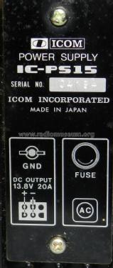 Power Supply IC-PS15; Icom, Inoue (ID = 2740382) Fuente-Al