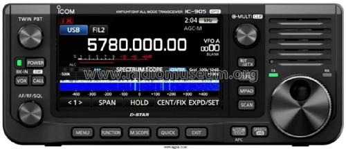 VHF/UHF/SHF Transceiver IC-905; Icom, Inoue (ID = 2790672) Amat TRX