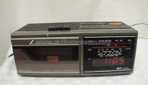 UKW/MW Uhrenradio Cassettenabspieler ETC 265; ICS/SEC Selectronic (ID = 1694814) Radio