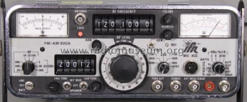 Radio Communications Set FM/AM-500A; IFR; Wichita KS (ID = 811449) Equipment