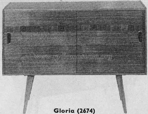 Gloria 2674 Ch= TW504; Ilse-Werke, Ilse & (ID = 453803) R-Player