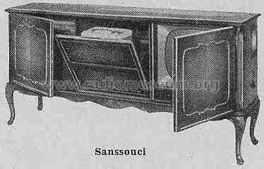 Sanssouci 2130 Ch= Opus 2110; Ilse-Werke, Ilse & (ID = 318470) TV Radio