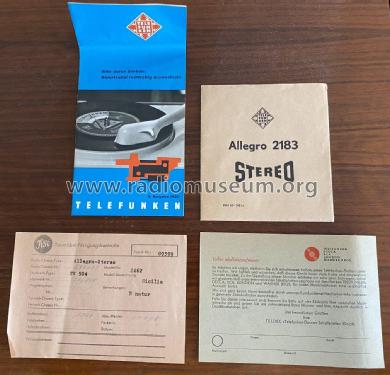 Sicilia 2462 Ch= Allegro-Stereo; Ilse-Werke, Ilse & (ID = 2682051) Radio