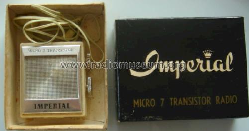 Micro 7 Transistor ; Imperial post WW2; (ID = 829170) Radio