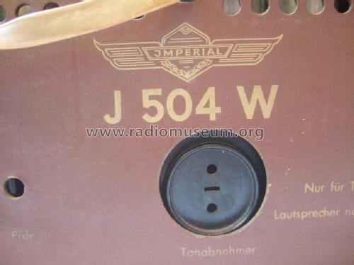 Imperial J 504W; Continental-Rundfunk (ID = 1347108) Radio