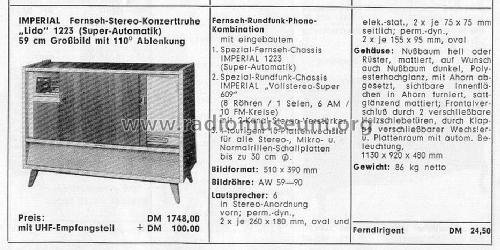 Lido Ch= J609 TV-Ch= 1223; Imperial Rundfunk (ID = 1601564) TV Radio