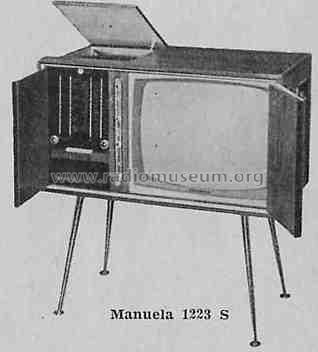 Manuela Ch= 412 TV-Ch= 1223 Super Automatic; Imperial Rundfunk (ID = 323258) TV Radio