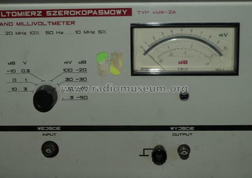 Wide-Band Millivoltmeter WMW-2A; INCO Zjednoczone (ID = 1879633) Equipment