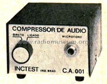 Compressor de áudio CA-001; Inctest Indústria de (ID = 1967041) Amateur-D