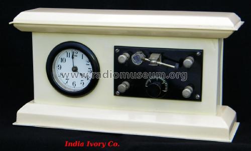 Radio Clock Case Crystal Set ; India Ivory Company; (ID = 2000514) Crystal