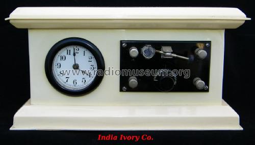 Radio Clock Case Crystal Set ; India Ivory Company; (ID = 2000516) Crystal