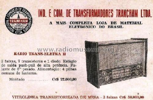 Trans-Eletra II ; Indústria e Comércio (ID = 1907032) Radio