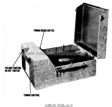 Simplon CA-5 ; Industrial (ID = 873395) Radio