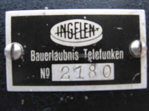 3 Röhren Universalempfänger 8069; Ingelen, (ID = 474360) Radio