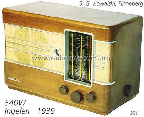 540GW2 ohne Autotrafo; Ingelen, (ID = 709473) Radio