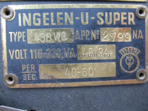 Geographic U - Super 438WG; Ingelen, (ID = 240095) Radio