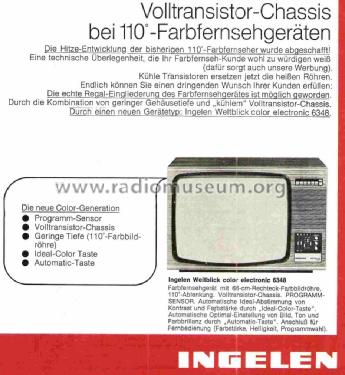 Weltblick Color Electronic 6348; Ingelen, (ID = 1041706) Television