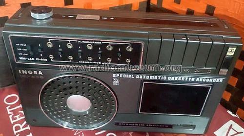 Mini-Lab Special Automatic Cassette Recorder ID-800; Ingra; Barcelona (ID = 3089059) R-Player