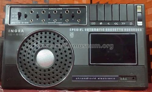 Mini-Lab Special Automatic Cassette Recorder ID-800; Ingra; Barcelona (ID = 3089060) R-Player