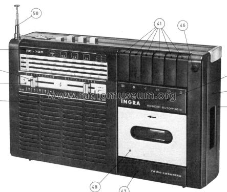 RC-700; Ingra; Barcelona (ID = 1019365) Radio