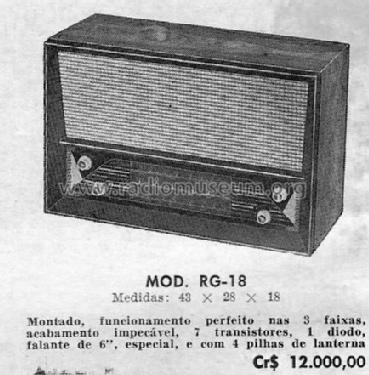 RG-18; Input, Indústria e (ID = 1972548) Radio