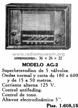 AG-2; Inrat, Barcelona (ID = 1105651) Radio