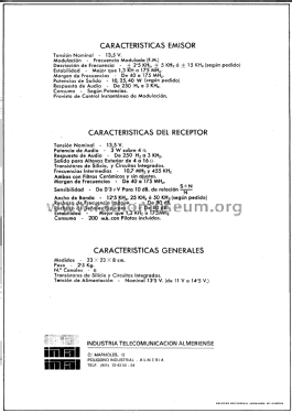 Terrestre ; INTAL; Industria de (ID = 2249066) Commercial TRX