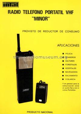 Transceptor portatil Minor S-3; INTAL; Industria de (ID = 2248848) Commercial TRX