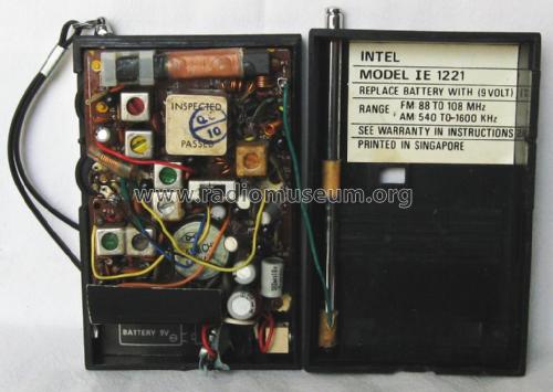 AM/FM Transistor Radio IE 1221; Intel, Interelectric (ID = 2175960) Radio