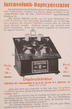 Duplexdetektor LI/24; Intensofunk GmbH; (ID = 1182428) Crystal
