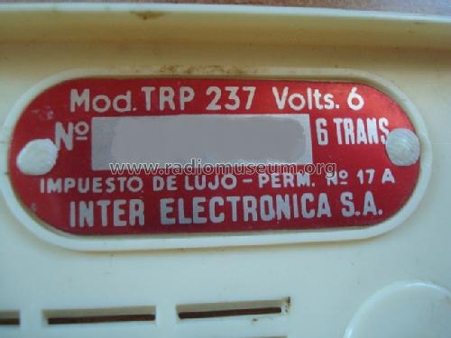 Bari-TR TRP 237; Inter Electrónica, S (ID = 1724722) Radio