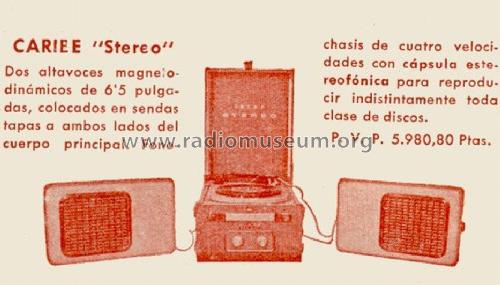 Caribe Stereo ; Inter Electrónica, S (ID = 1360494) Ton-Bild