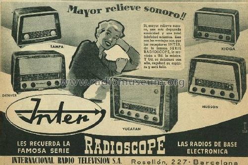 Hudson 560-G; Inter Electrónica, S (ID = 1369490) Radio