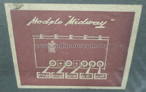 Midway 554-F; Inter Electrónica, S (ID = 1673542) Radio